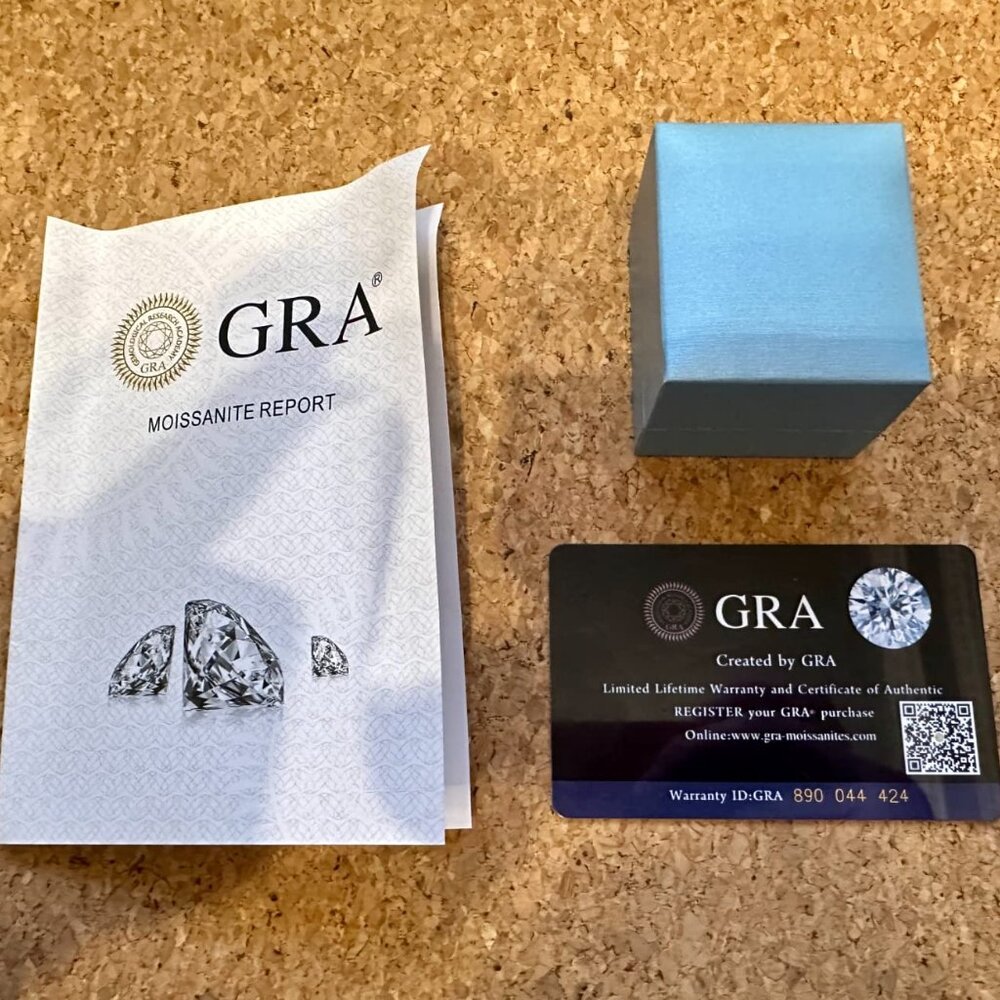 Neiman Marcus Millenia  18K Yellow Gold Plated D Color VVS1 Earrings - Picture 6 of 8